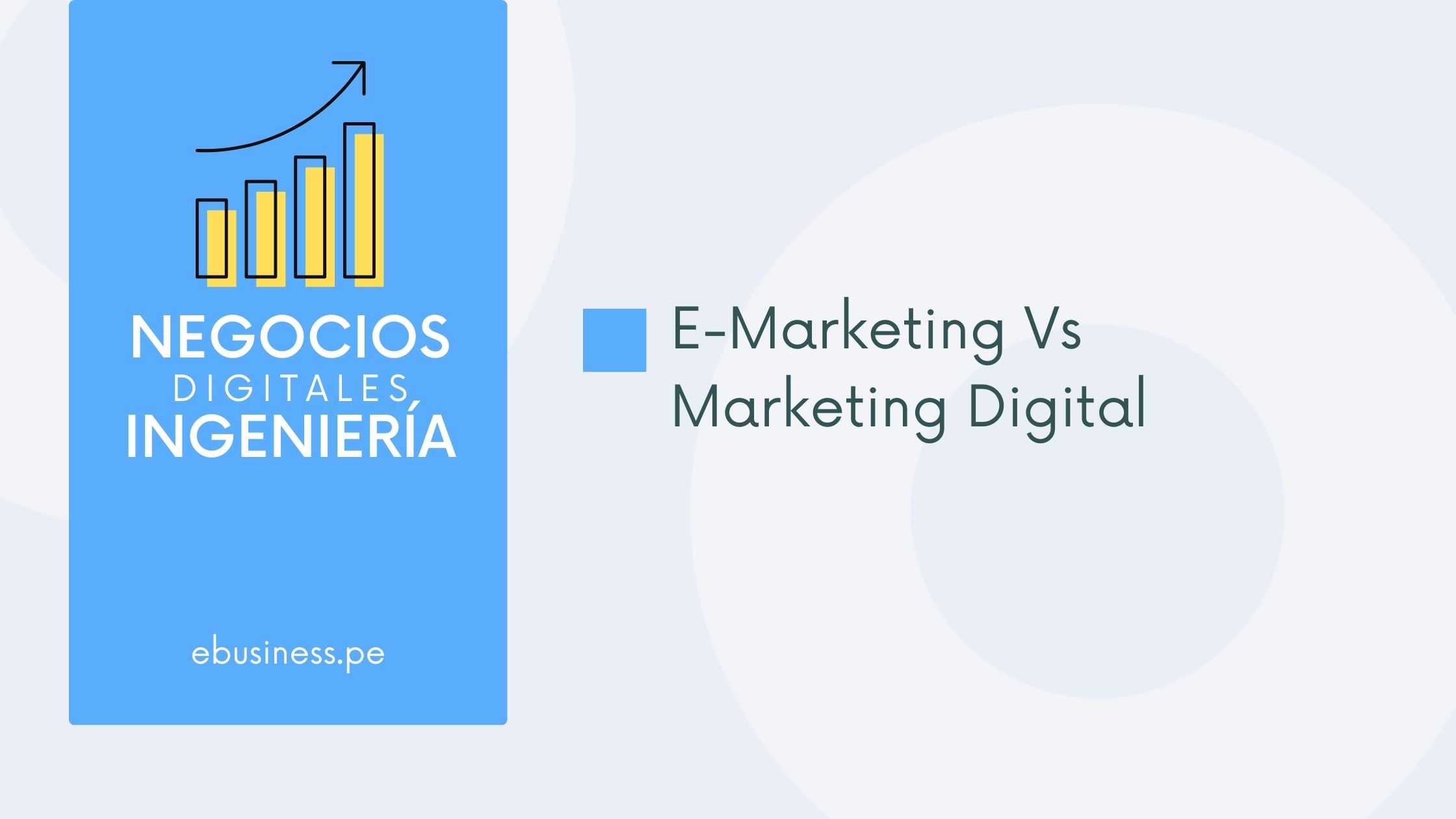 E-Marketing Vs Marketing Digital